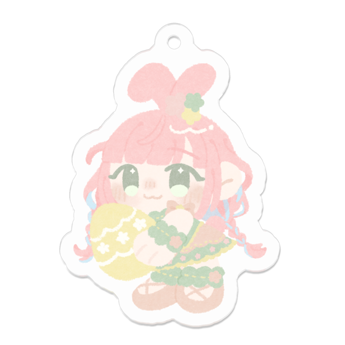 アクリルキーホルダー - 50 x 50 (mm)