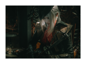 Bloodborne 時計塔のマリア Cosplay Photo Poster L Fantome Booth