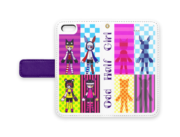 手帳型iPhoneケース - iPhone 5 / SE - ストラップ穴 あり