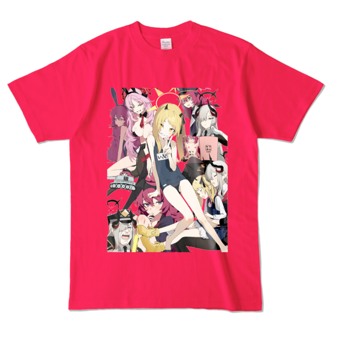 カラーTシャツ - L - ホットピンク (濃色)