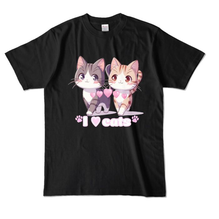 カラーTシャツ - L - ブラック (濃色)