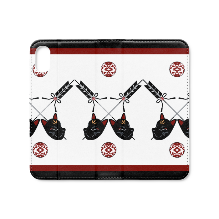手帳型iPhoneケース（ベルトなし） - iPhone XS / X - ストラップ穴 なし