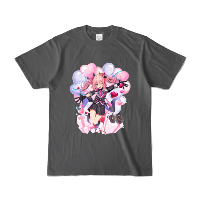カラーTシャツ - S - チャコール (濃色)