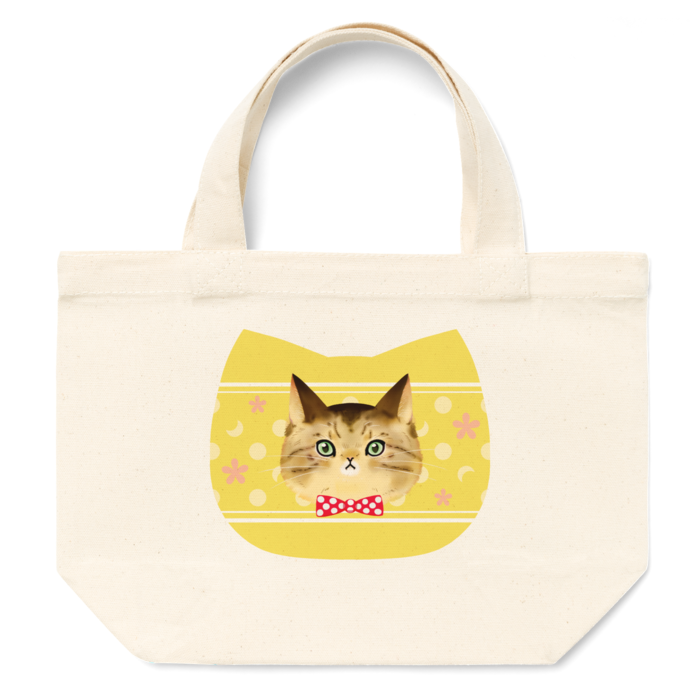 トートバッグ黄 - S - プリント面積小(1)