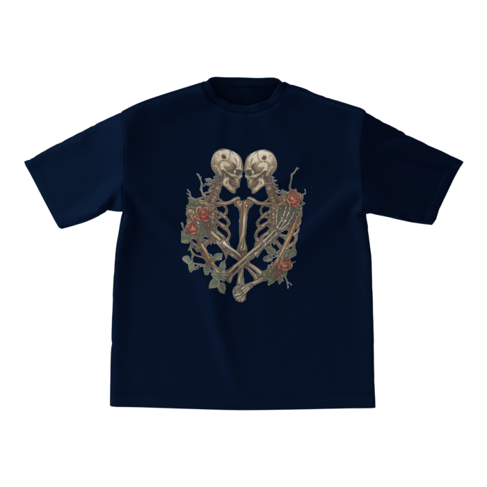 ビッグシルエットTシャツ - M -ネイビー