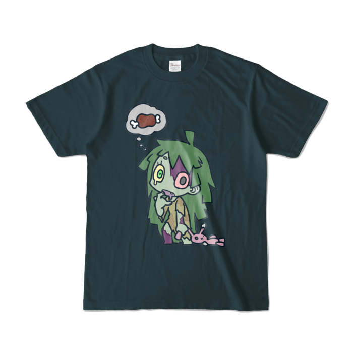 カラーTシャツ - S - デニム (濃色)