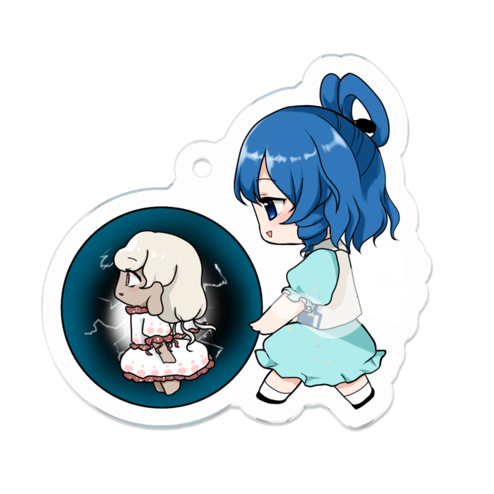 アクリルキーホルダー - 50 x 50 (mm)