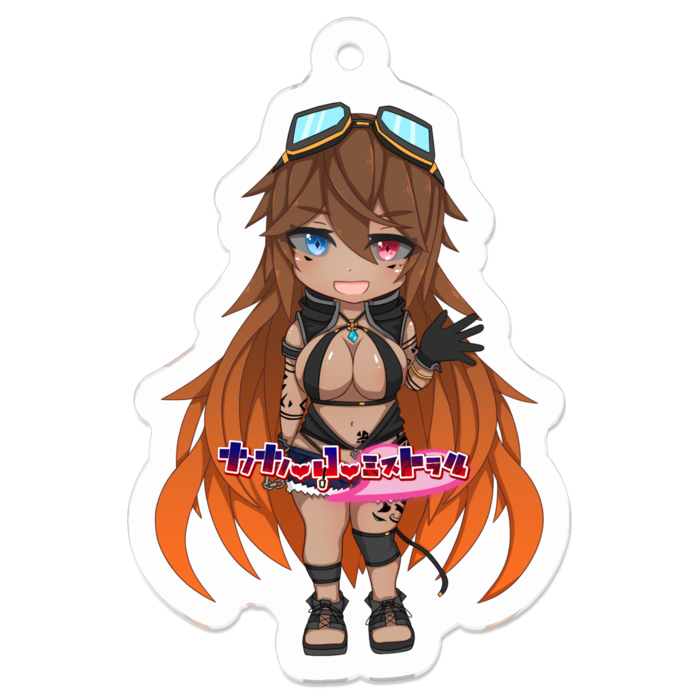 アクリルキーホルダー - 50 x 50 (mm)