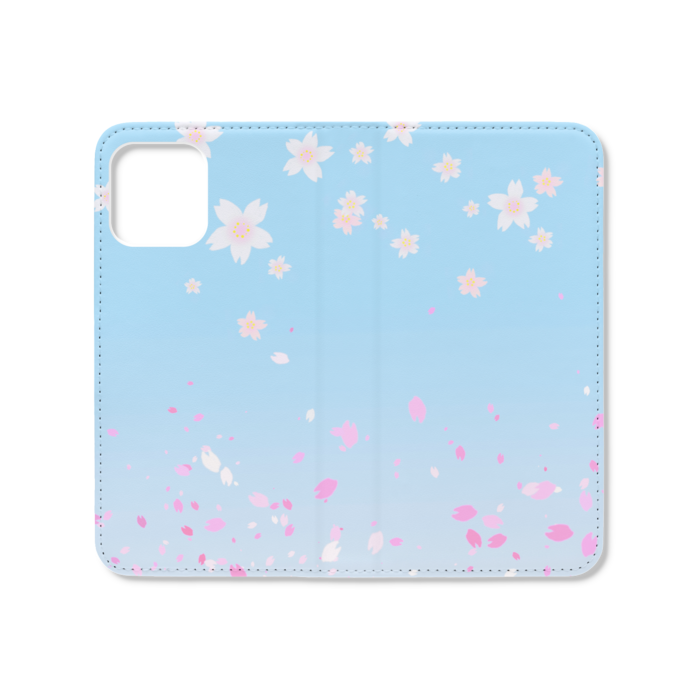 手帳型iPhoneケース(ベルトなし) - iPhone12 / 12 Pro - ストラップ穴 なし