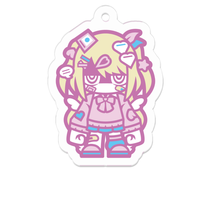アクリルキーホルダー - 50 x 50 (mm)