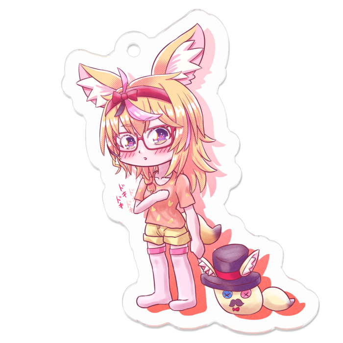 アクリルキーホルダー - 50 x 50 (mm)