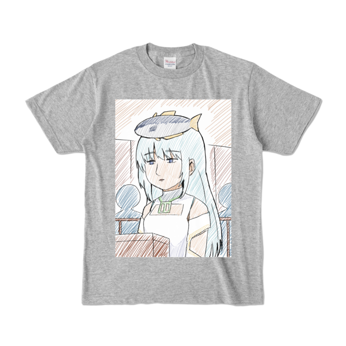 カラーTシャツ - S - 杢グレー (濃色)