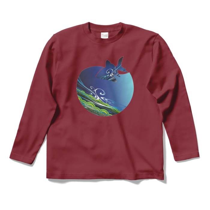ロングスリーブTシャツ - S - バーガンディ