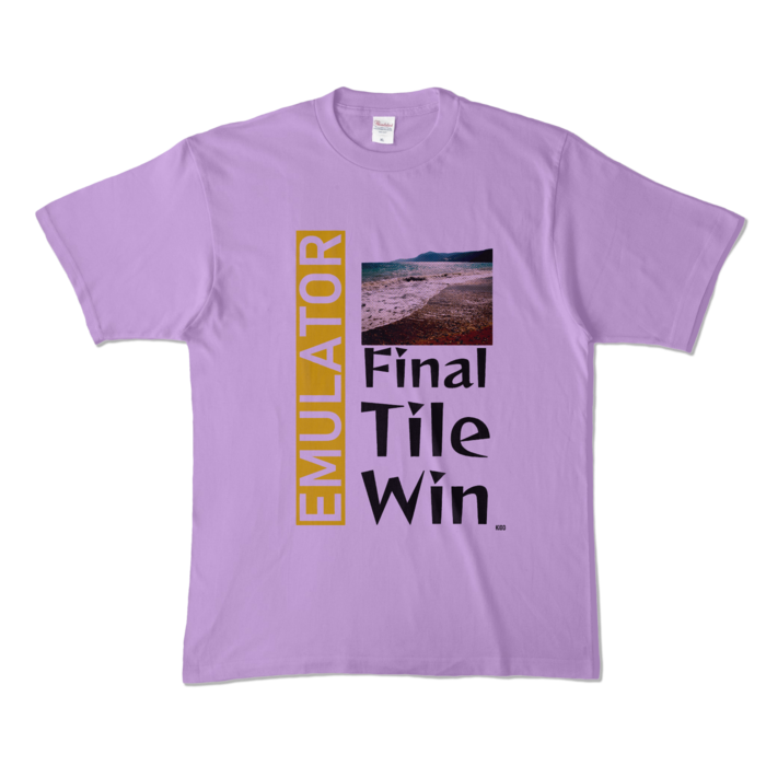 カラーTシャツ - XL - ライトパープル (淡色)