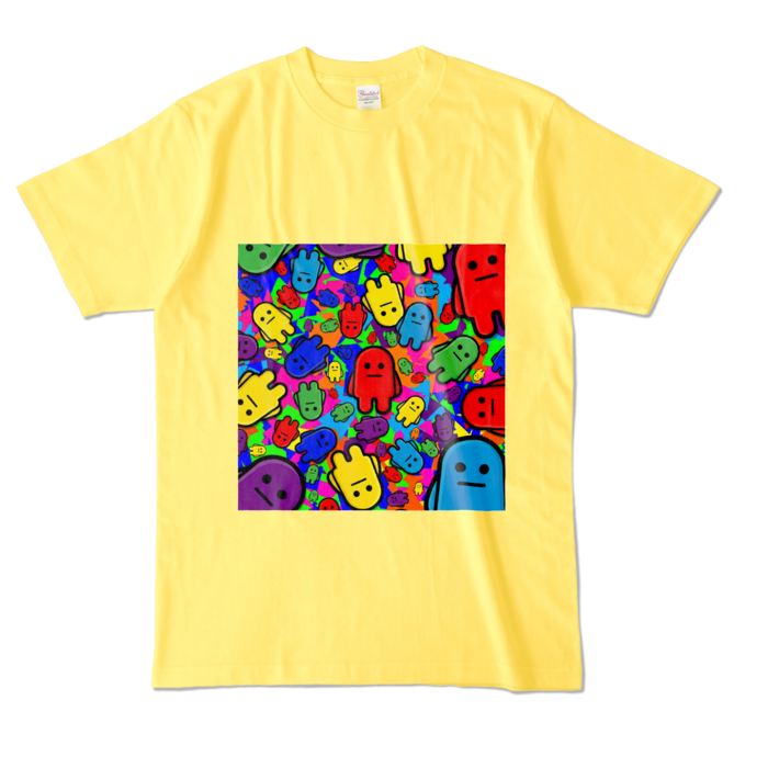 カラーTシャツ - L - イエロー (濃色)