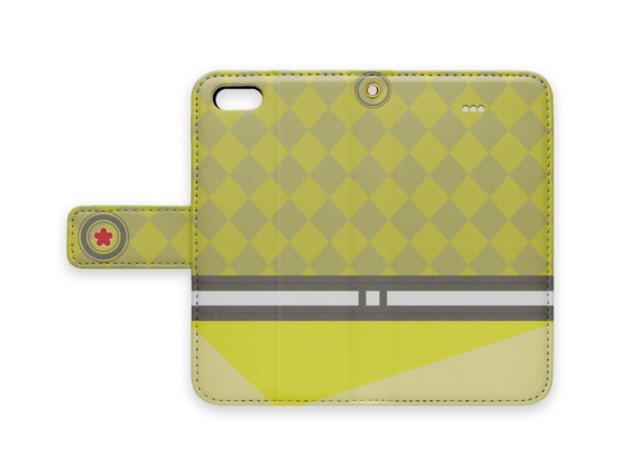 手帳型iPhoneケース - iPhone5 - ストラップ穴 あり