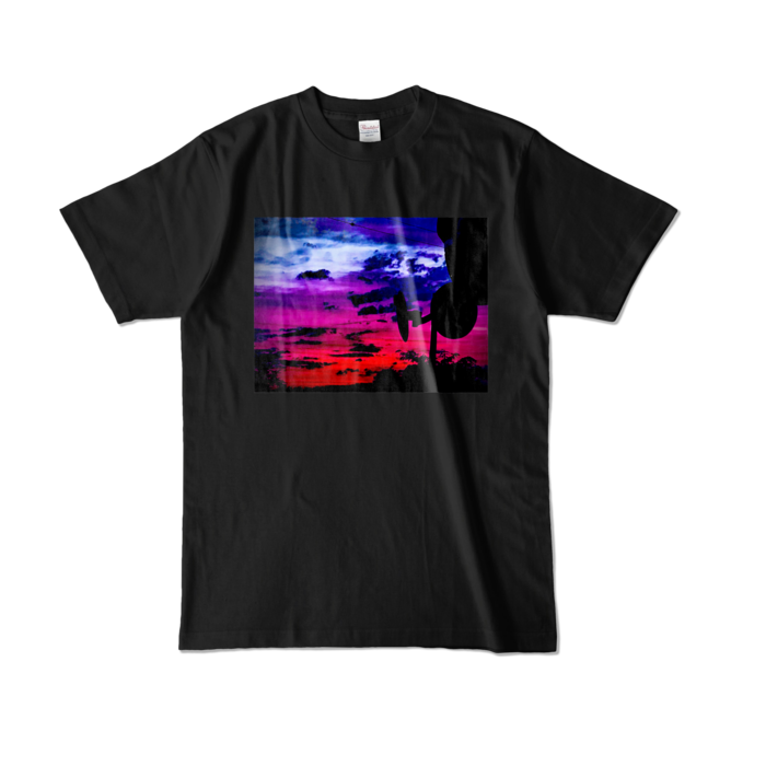 カラーTシャツ - L - ブラック (濃色)
