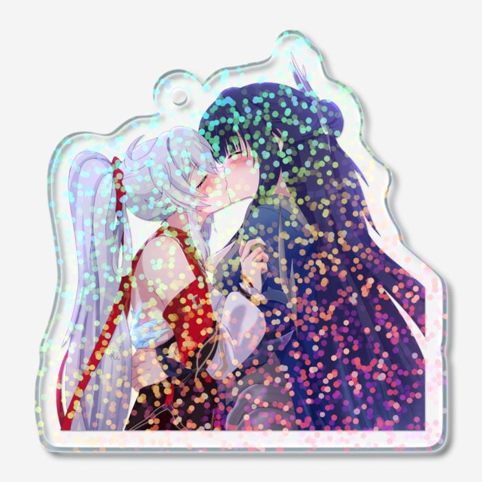 ホログラムアクリルキーホルダー - 50 × 50mm