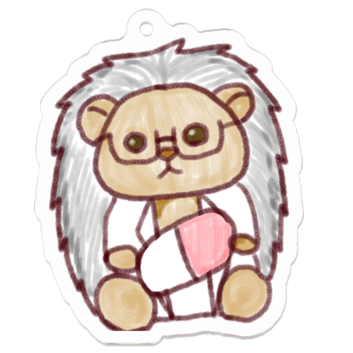 アクリルキーホルダー - 50 x 50 (mm)