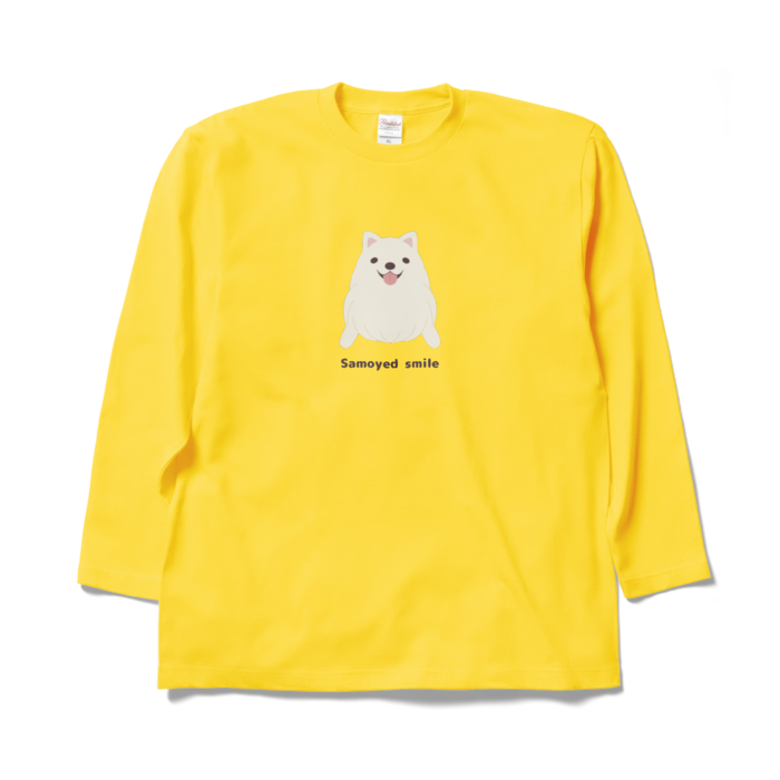 ロングスリーブTシャツ　黄　XL
