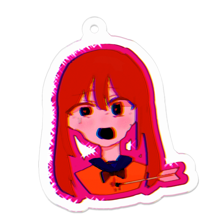 アクリルキーホルダー - 50 x 50 (mm)