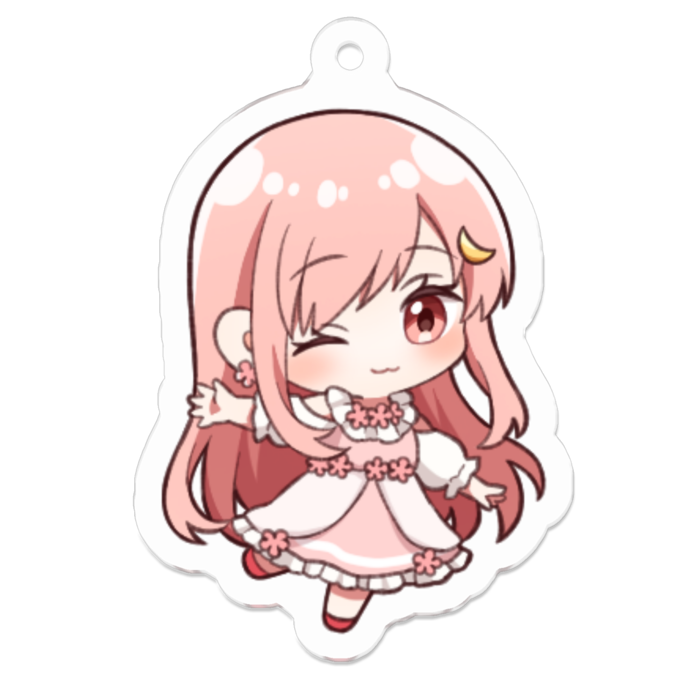 アクリルキーホルダー プリンセス衣装さな