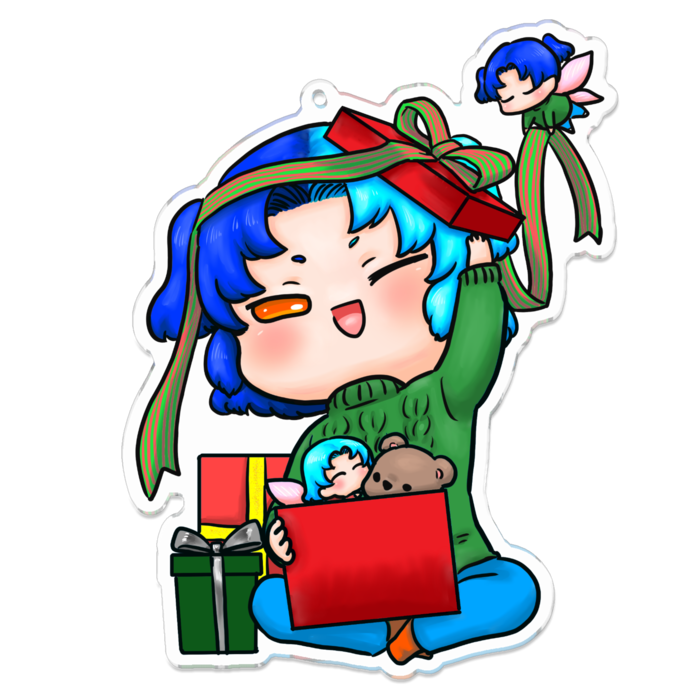 アクリルキーホルダー - 100 x 100 (mm)