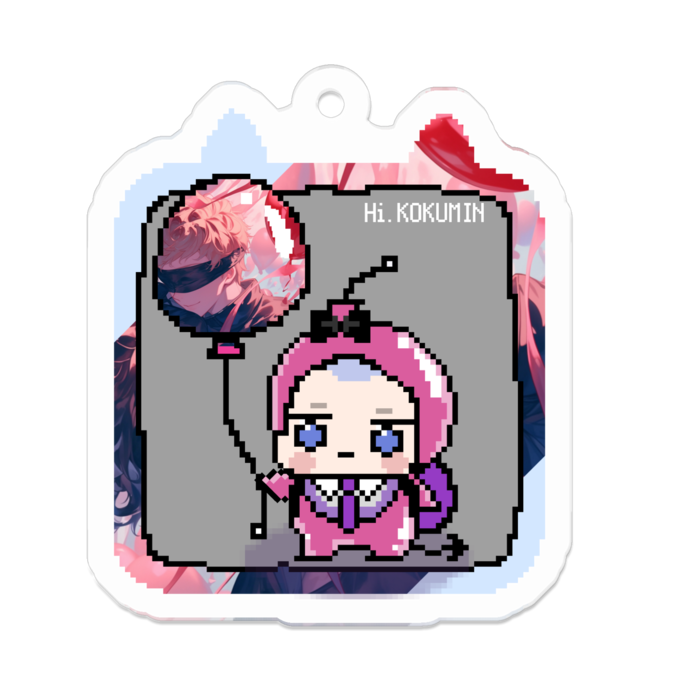 アクリルキーホルダー - 50 x 50 (mm)