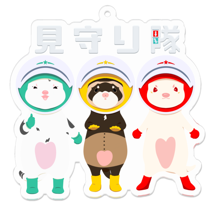 アクリルキーホルダー - 70 x 70 (mm)