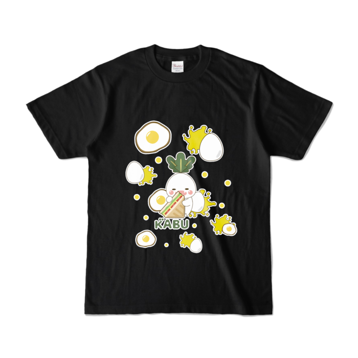 カラーTシャツ - S - ブラック 