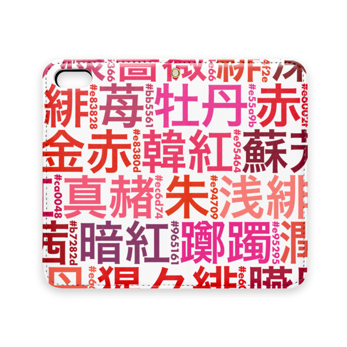 手帳型iPhoneケース（ベルトなし） - iPhone 5 / 5s / SE(第1世代) - ストラップ穴 あり