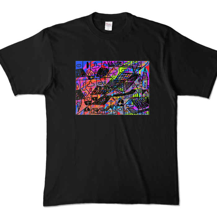 カラーTシャツ - XL - ブラック (濃色)