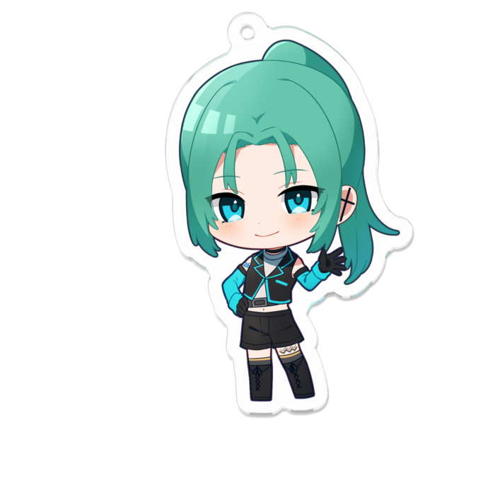 アクリルキーホルダー - 70 x 70 (mm)