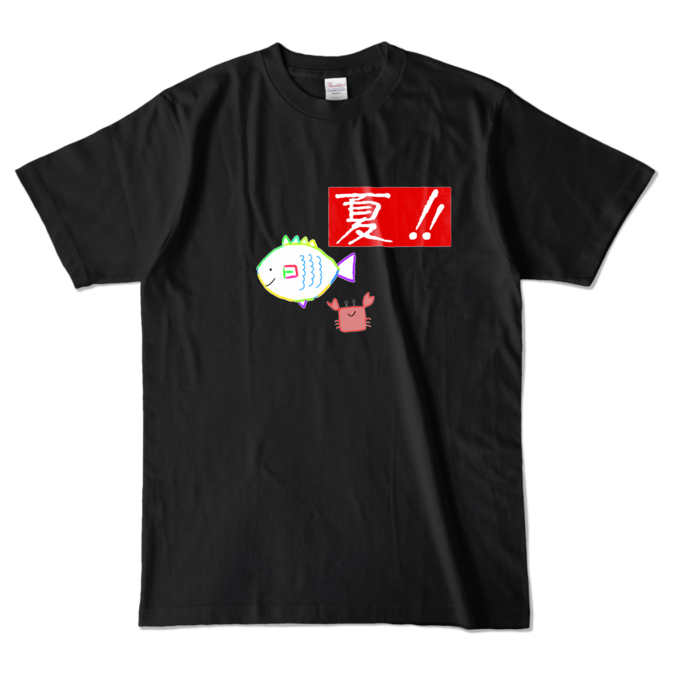 カラーTシャツ - L - ブラック (濃色)