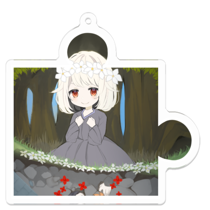 アクリルキーホルダー - 70 x 70 (mm)