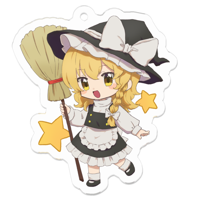 アクリルキーホルダー - 50 x 50 (mm)