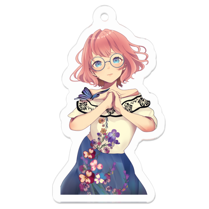 アクリルキーホルダー - 50 x 50 (mm)