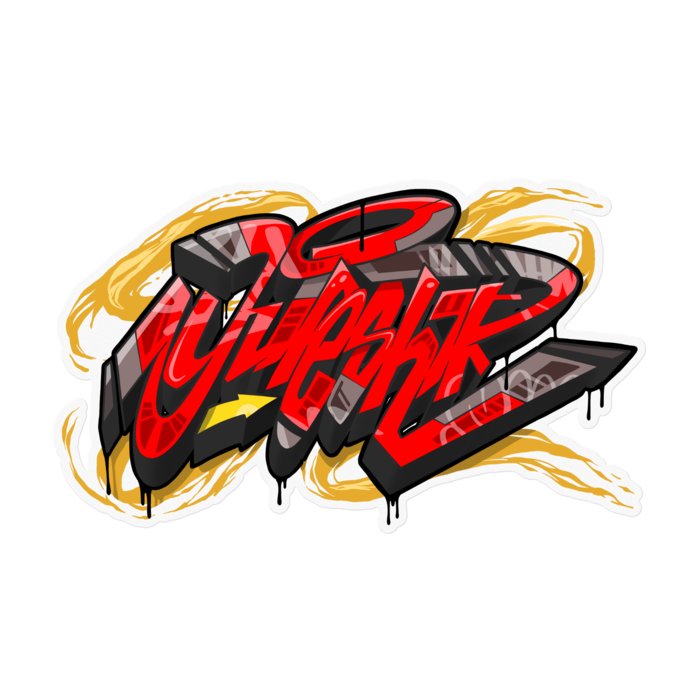 ステッカー - 160 x 160 (mm) クリア