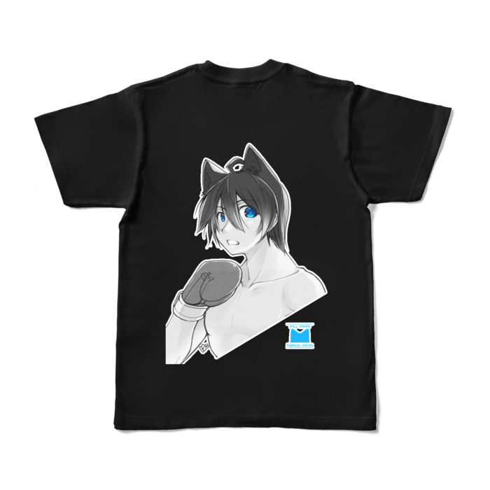 背面プリント：S - ブラック