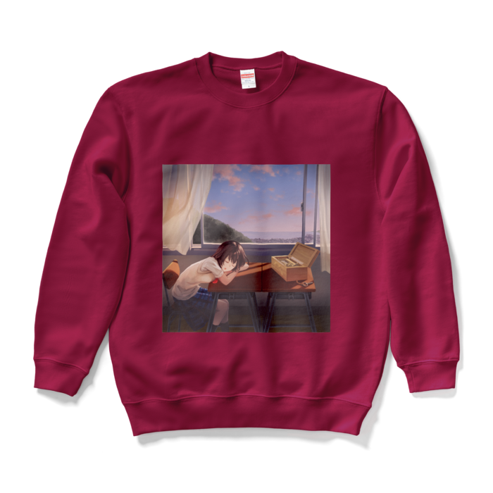 スウェット - L - バーガンディ