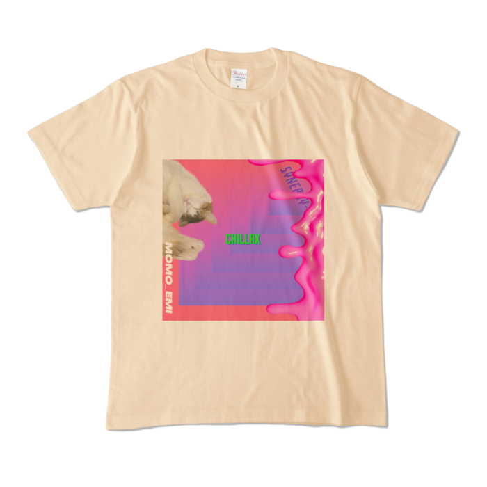 カラーTシャツ - M - ナチュラル (淡色)