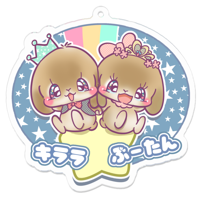 アクリルキーホルダー（コーティング） - 70 x 70 (mm)