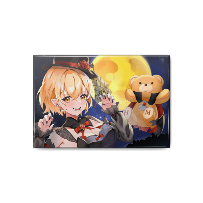 もな×もなべあハロウィン缶バッジ（横）80x54mm