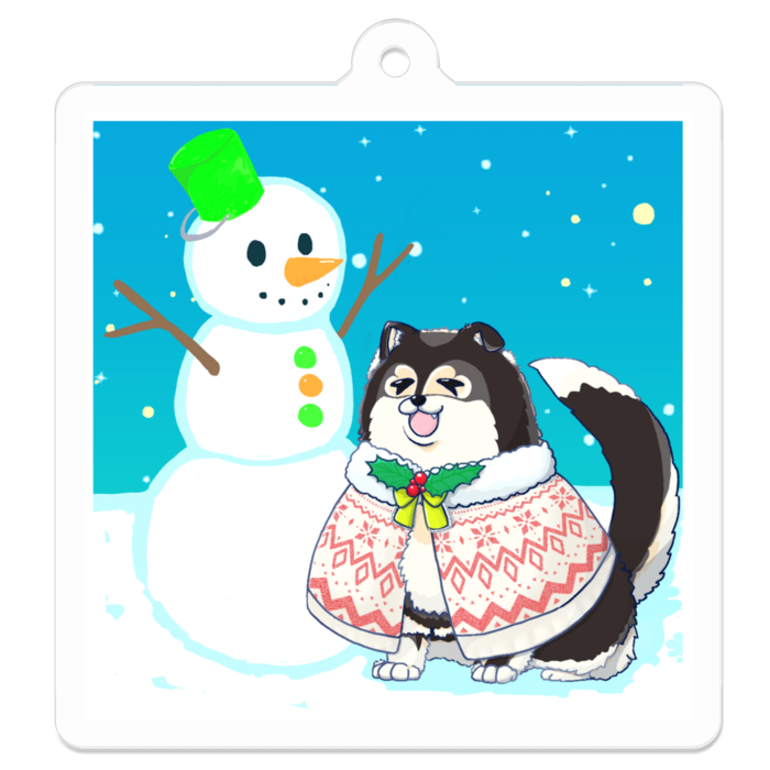 アクリルキーホルダー - 50 x 50 (mm)