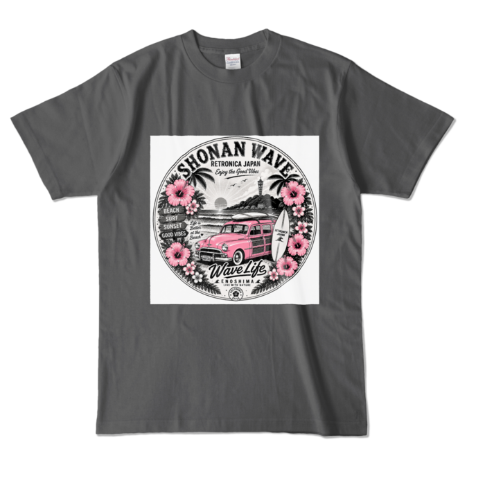 カラーTシャツ - L - チャコール (濃色)