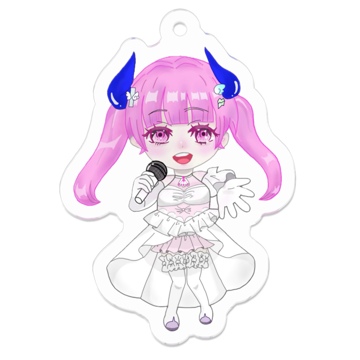 アクリルキーホルダー - 50 x 50 (mm)