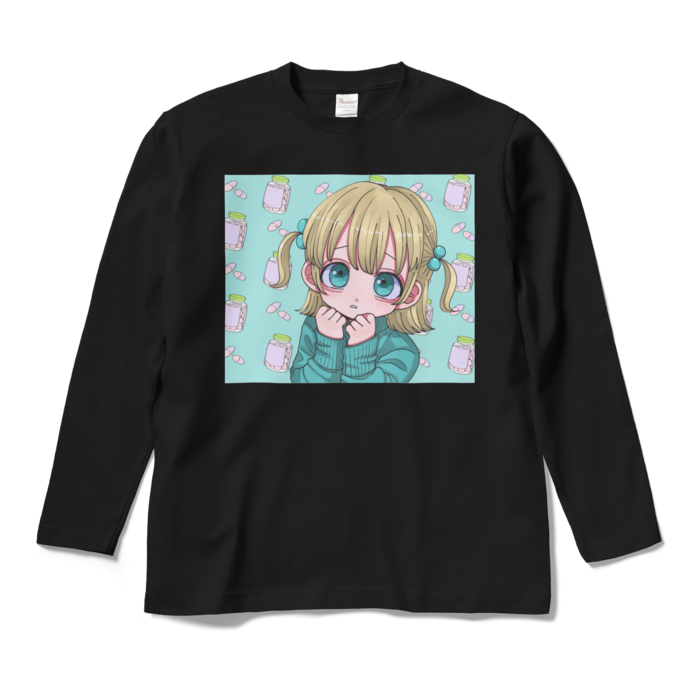 ロングスリーブTシャツ - M - ブラック