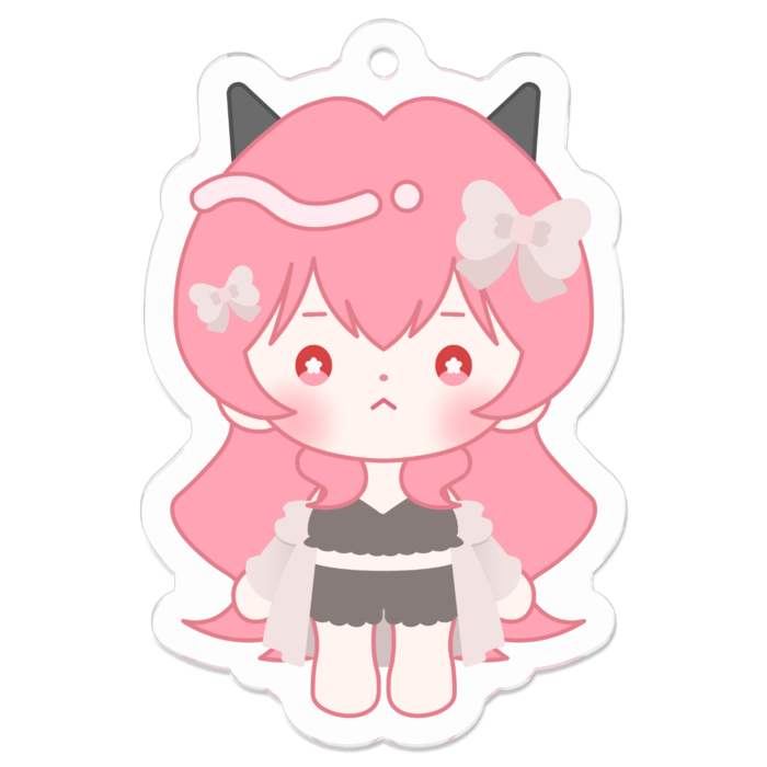 アクリルキーホルダー（コーティング） - 50 x 50 (mm)