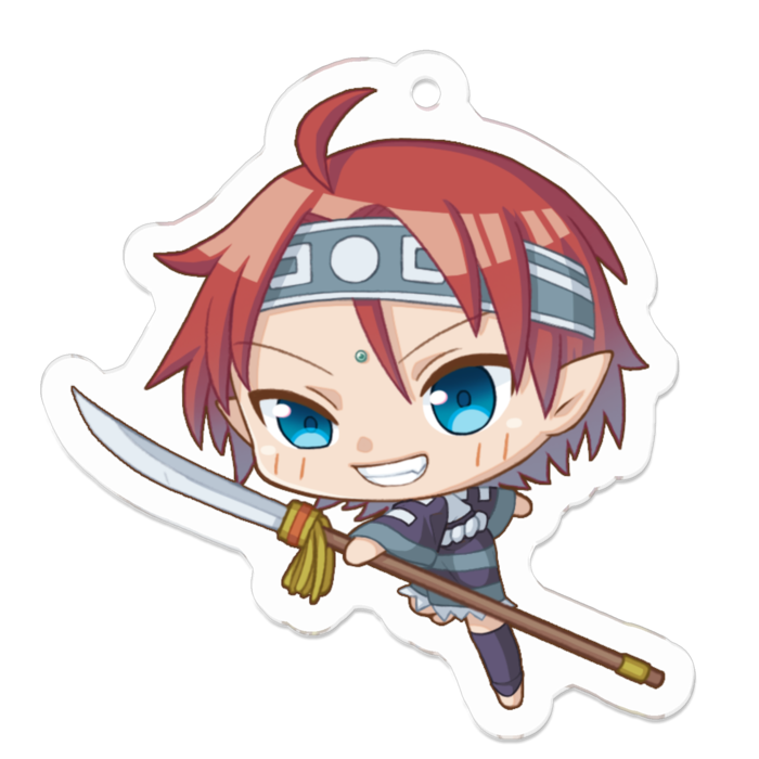 アクリルキーホルダー（コーティング） - 50 x 50 (mm)