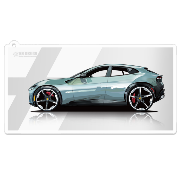 アクリルキーホルダー - 100 x 100 (mm)